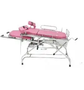 OH 522 (SS) - Deluxe Stainless Steel Labour Table: Durable and Efficient Workstation