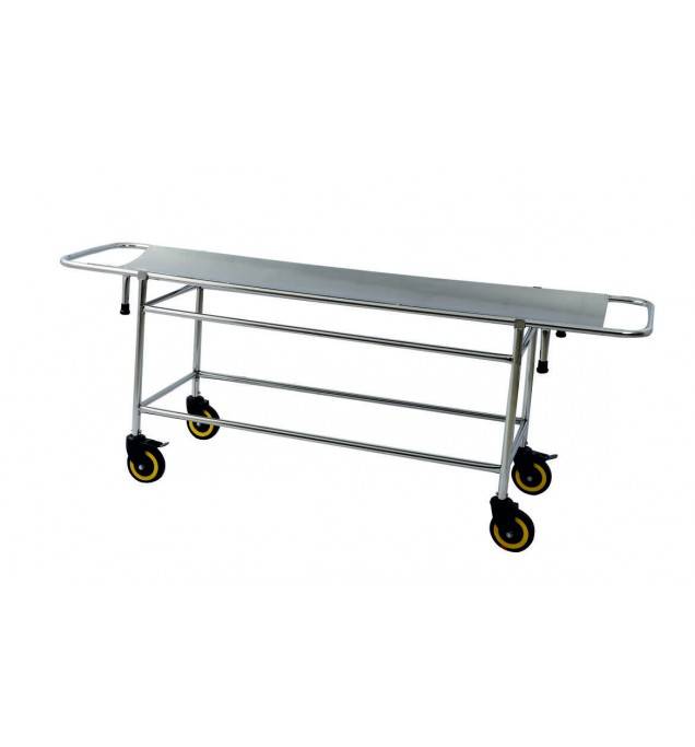 OH 430 (SS) – STRETCHER TROLLEY STAINLESS STEEL