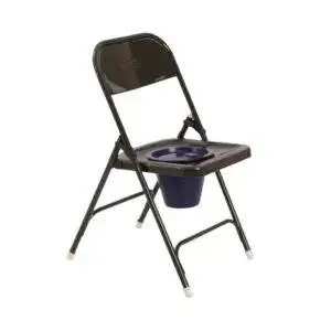OH 482 - METAL BODY FOLDING COMMODE CHAIR