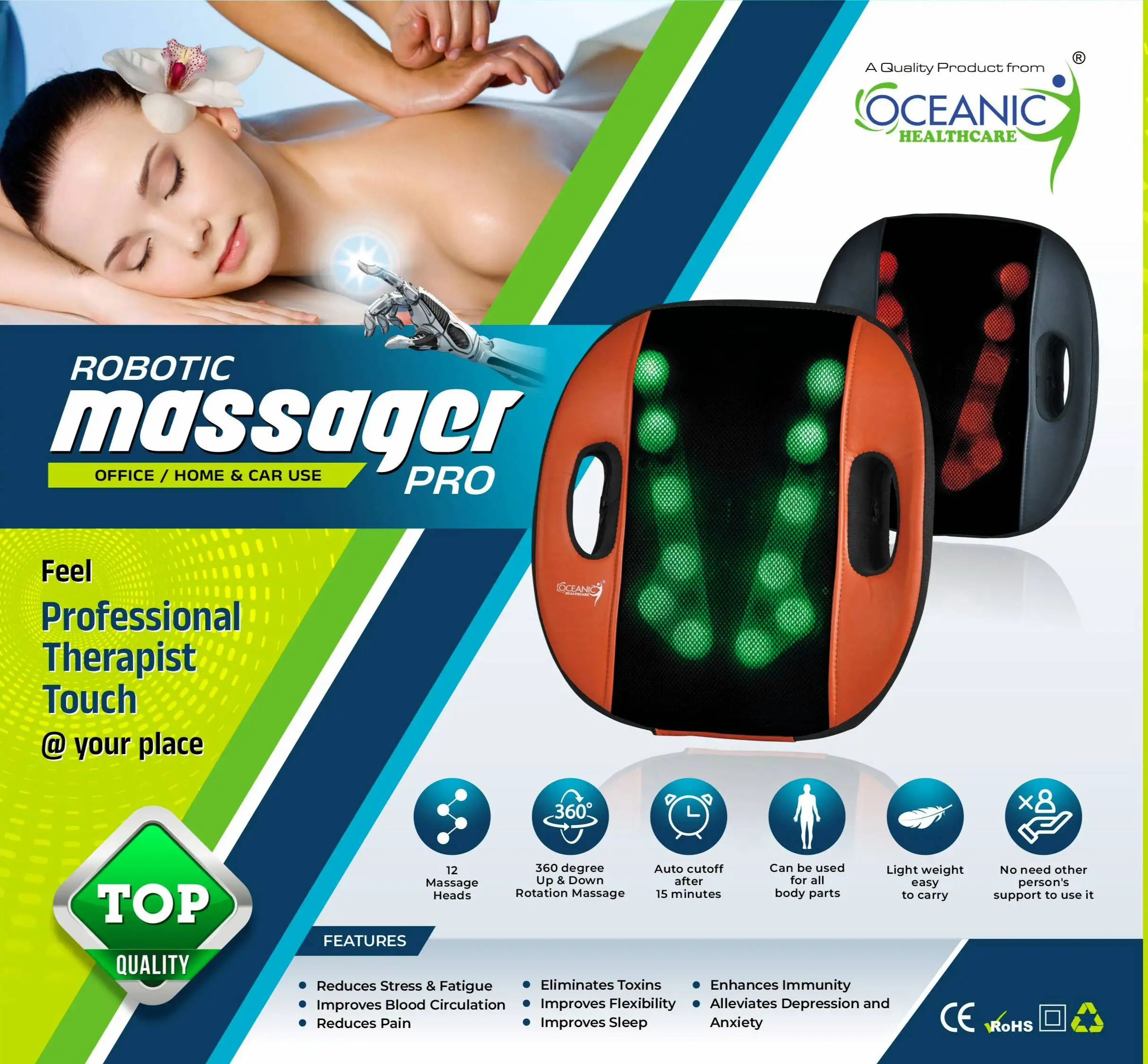 Oceanic Healthcare Robotic Massager Pro