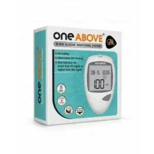 One Above Glucometer with 25 Strips Free