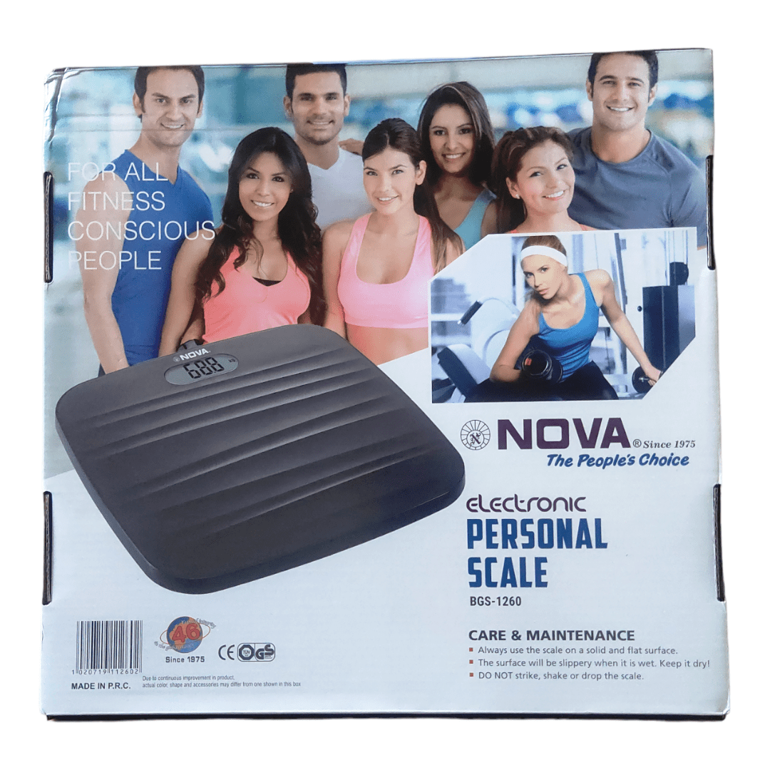 Nova BGS -1260 Ultra Lite Electronic Digital Personal Body Scale (2)